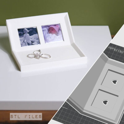 2x2 & 2.5x2.5 Photo Magnet Trinket Tray STL Files (1) 2x2 & 2.5x2.5 Photo Magnet Trinket Tray STL Files (1)