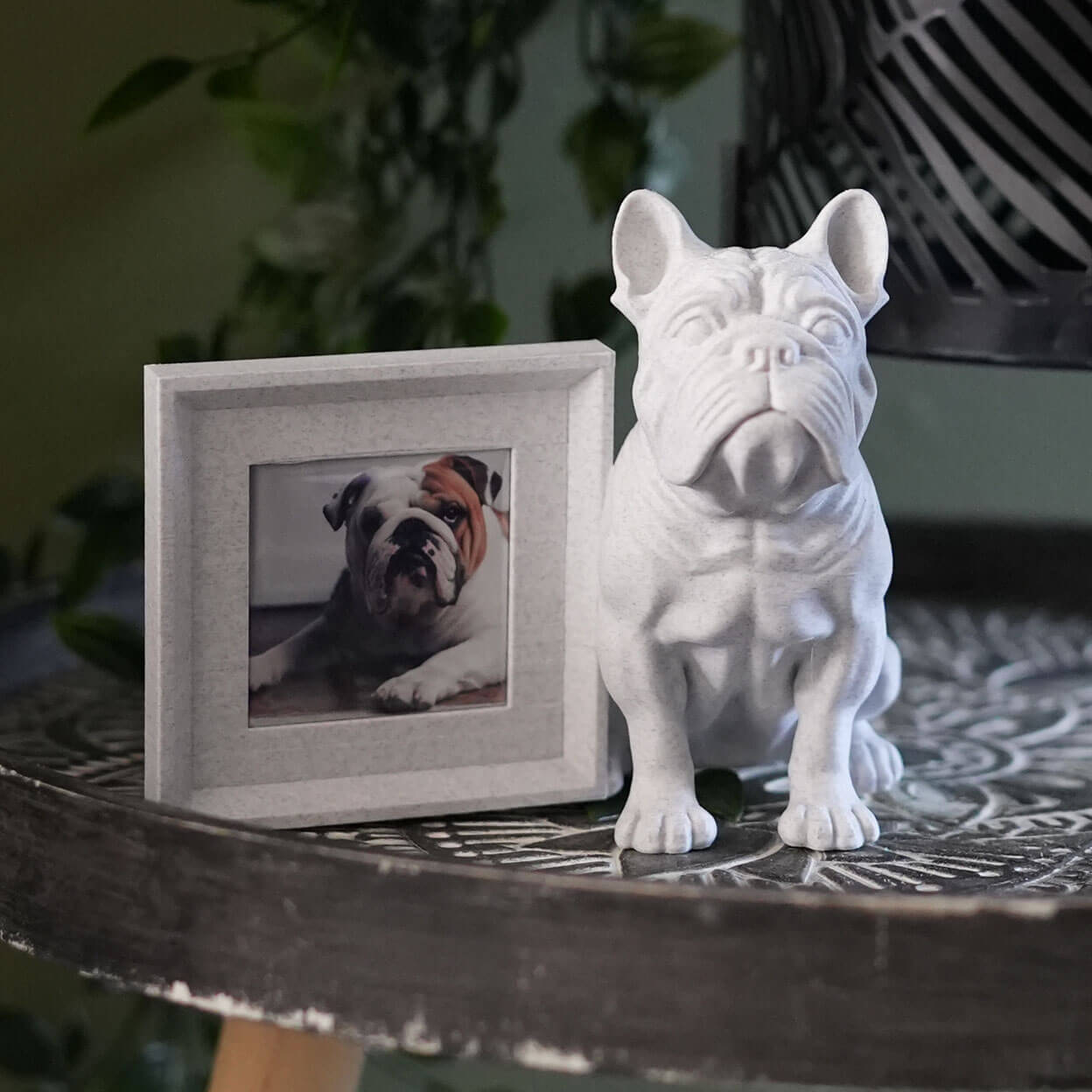French Bulldog - Dog Photo Frame - 3d Print STL FIles - Photo Magnet Frame 2x2 2.5x2.5