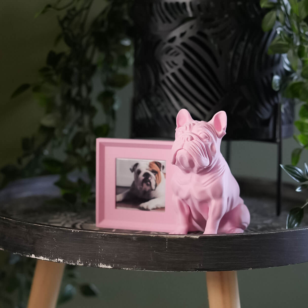 French Bulldog - Dog Photo Frame - 3d Print STL FIles - Photo Magnet Frame 2x2 2.5x2.5